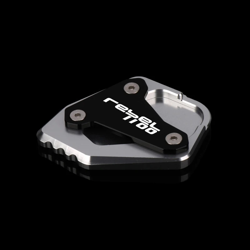 오토바이 CNC 킥스탠드 풋 사이드 스탠드 익스텐션 패드 지지대, REBEL CMX1100 CM1100 CMX 1100 2020-2023 용 확대 플레이트