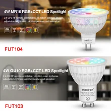 

Miboxer 4W RGB+CCT LED Spotlight FUT103 GU10 FUT104 MR16 led Bulb lamp for Bedroom Restaurant Sitting room Cook room lighting