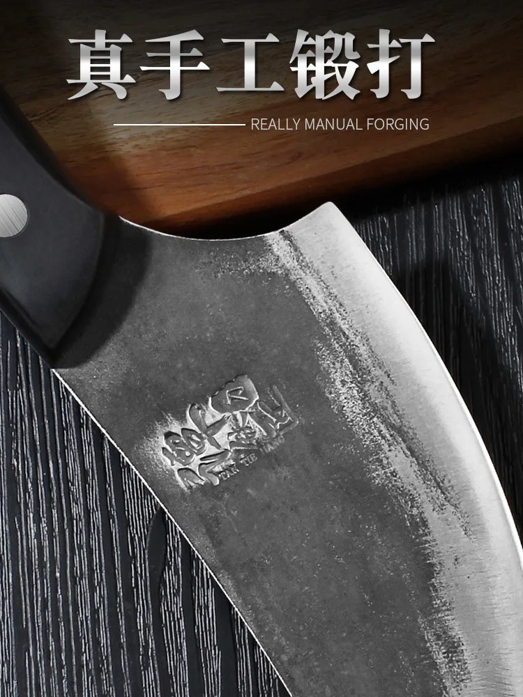 YEELONG 5,5 дюймов ручной работы кованые Чеканные кухонные ножи Knifechinese Кливер ПОЛНЫЙ ТАН ОСТРОЕ ЛЕЗВИЕ шеф-повара ножи барбекю мясник