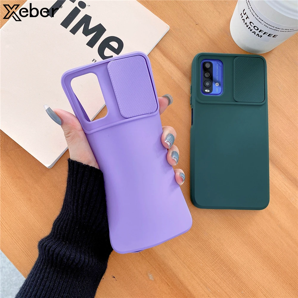 Sleek Slide Camera Protector - Soft Liquid Silicone Phone Case Cover