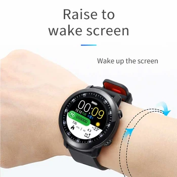 

2019 smart watch raise to wake screen sports bracelet heart rate men smartband wristwatch ip67 waterproof remote control watches