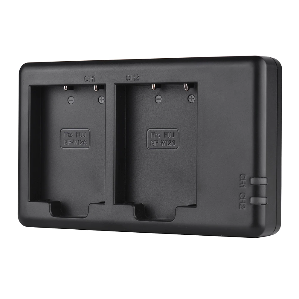 FB Dual USB Камера Батарея Зарядное устройство для NP-W126 Аккумулятор для Fujifilm FinePix HS50EXR X-T20 X-T10 X100F X-H1 X-A5 X-A3 X-A1 и т. д