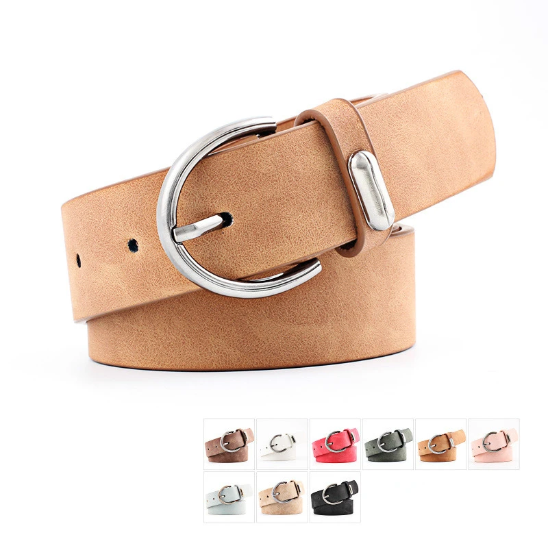 ceinture large daim