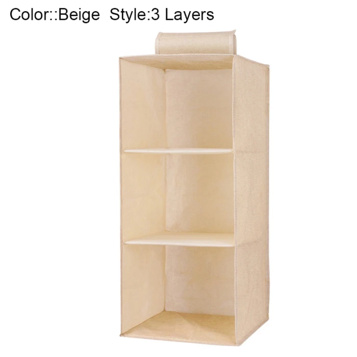 Drawer Shelves Hanging Wardrobe Organizer Storage Box Shoes Clothes For Bedroom MU8669