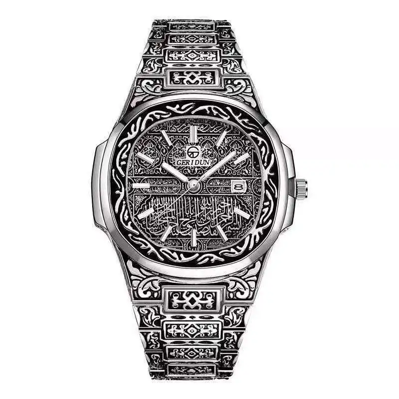 Vintage Watch For Men Luxury Stainless Steel Fashion Simple
