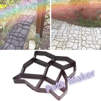 

9 Grid DIY Garden Pavement Mold Park Path Maker Concrete Molds Walk Maker Reusable Brick Paving Molds Garden Decoration Gadgets