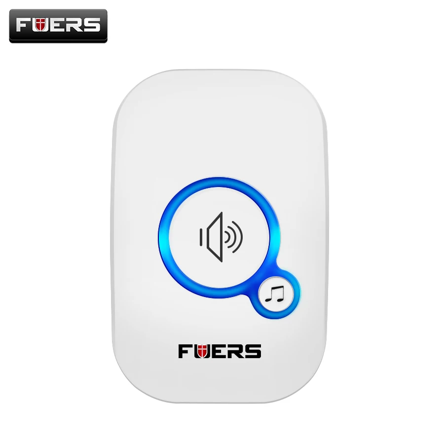 kit4 Fuers Домашний Беспроводной дверной звонок приветственный звонок Дверной звонок Сигнализация 32 Песни магазин умный дверной звонок ЕС Великобритания США вилка беспроводная водонепроницаемая кнопка - Цвет: kit4