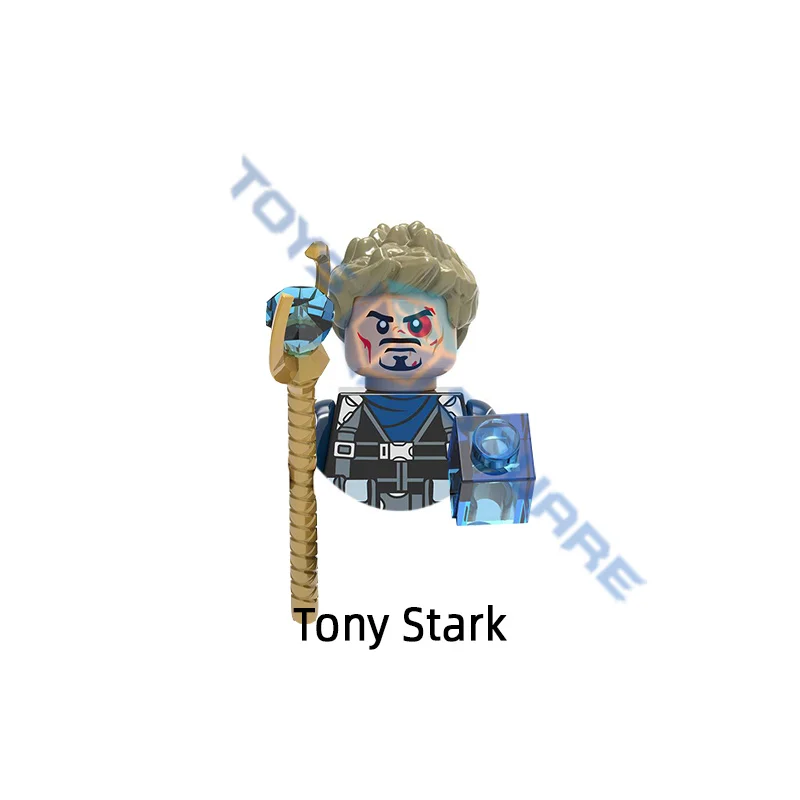 The Captain Pepper Iron Man Thor Stan Lee Korg Nova Model Building Blocks MOC Bricks Set Gifts Toy For Children nesting blocks Blocks