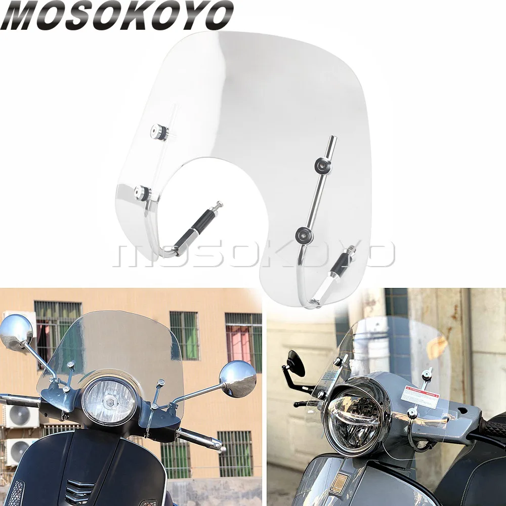 

Clear Windscreen Front Windshield Spoiler Air Deflector For GTS 250 300 Scooter Reduce Wind Speed And Airflow