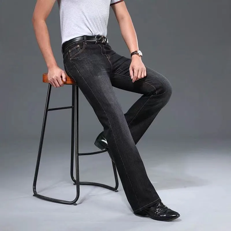 solto, cintura alta, designer masculino, jeans clássico, 2023