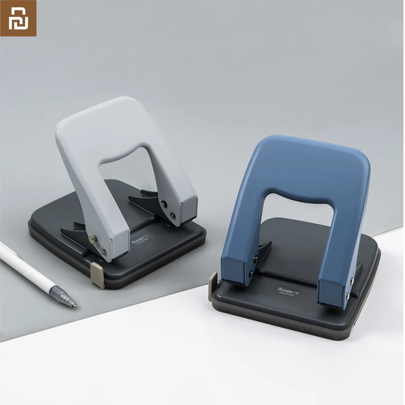youpin guangbo 2 holes puncher One-handed operation Ruler positioning strong penetrate metal metrial protable durable | Электроника