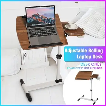 

Adjustable Angle Height Rolling Laptop Desk Notebook Laptop Desk Stand Over Bed Sofa Table E1 Level Environmental Protection