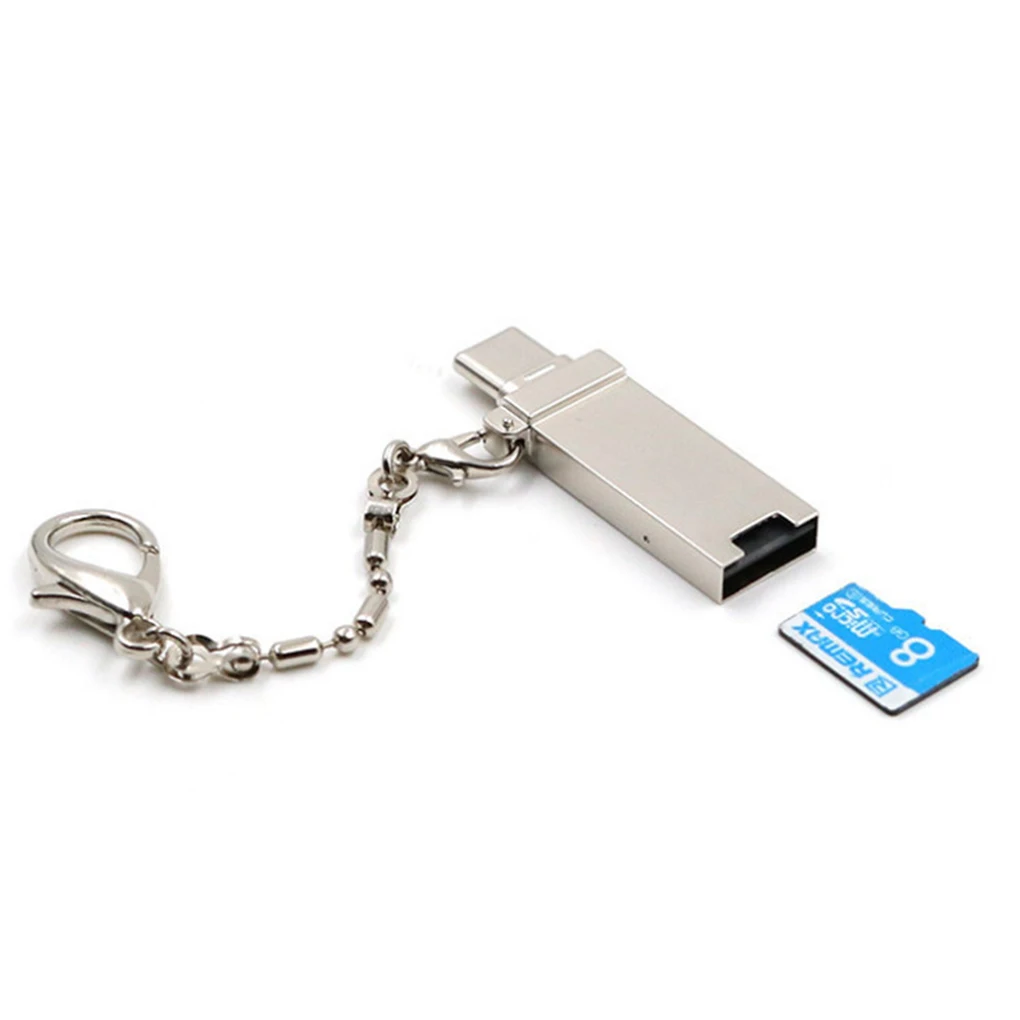 OTG телефон камера Micro SD TF карта памяти Высокоскоростной USB 3,1 кард-ридер цепь прилагается Micro USB/type-c