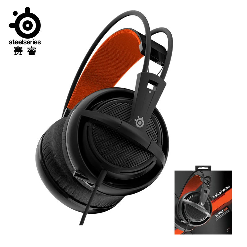 Проводная игровая гарнитура SteelSeries Siberia 200 с разъемом 3 5 мм прочные оригинальные