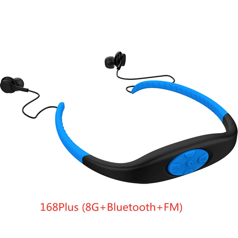 mp3player juice Underwater Motion Headset MP3 Music Player IPX8 Waterproof 8GB  Neckband Stereo Audio Headphone with  for Diving Swimming Pool samsung mp3 player MP3 Players