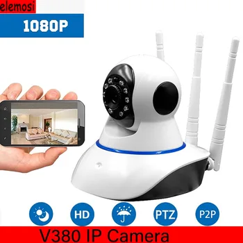 

720P/1080P Wireless Wifi IP Camera CCTV Camera Tilt HD IP Camera Support PTZ Two-way Night Vision Phone APP Control