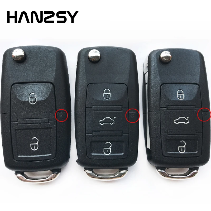 Корпус автомобильного ключа дистанционного управления для VW golf 5 4 polo Tiguan Seat Skoda