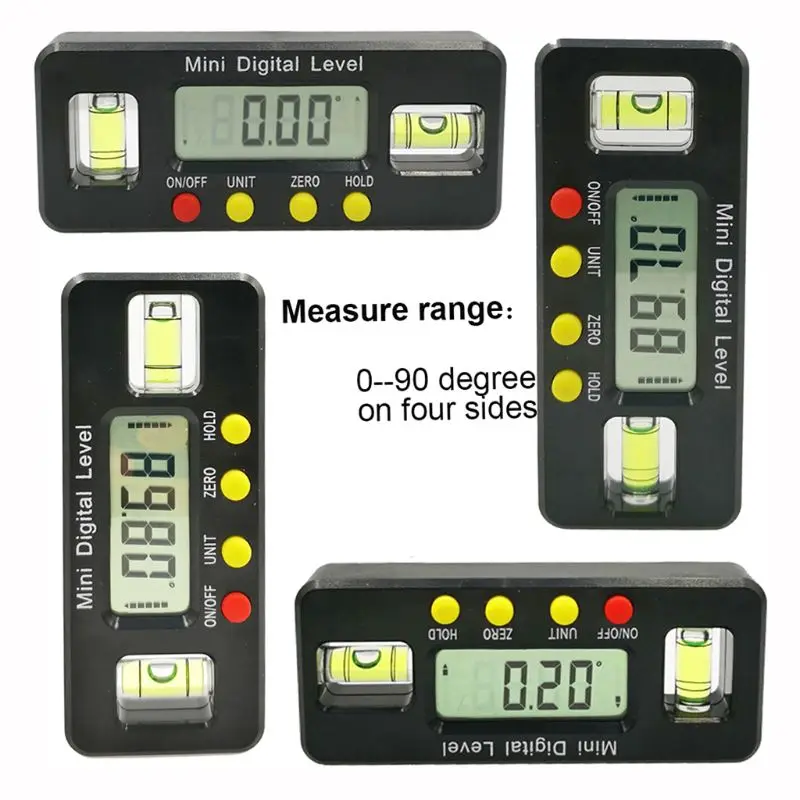  Mini Digital Protractor Angle Finder Inclinometer Electronic Level with Magnetic for tools