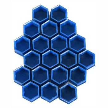 

Anti corrosion Blue Nut Cover Supplies 20pcs Universal Plastic Wheel Bolt