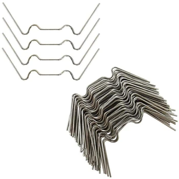 

200 Pcs Glazing Clips,Stainless Steel W Type 1.2mm Thick Use Fttings for Greenhouse