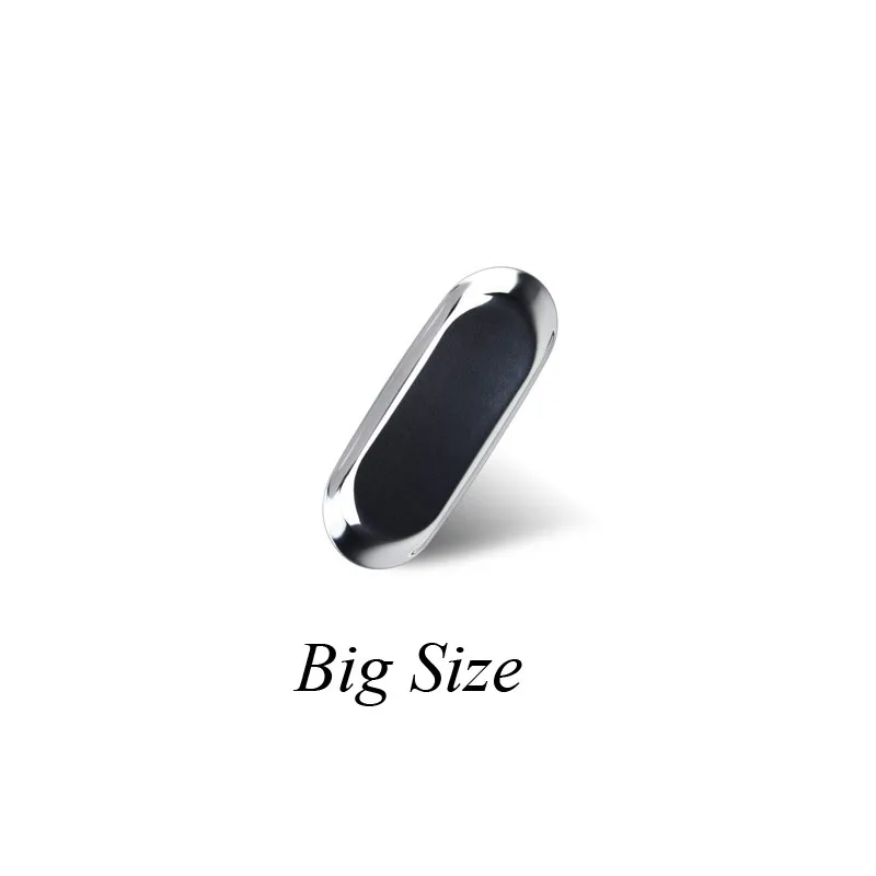 Big size Silver S/L Размер серебряный золотой Нержавеющая сталь тату лоток хирургическая дезинфекция изгиб пластины для макияжа бровей губ Татуировки Инструменты - Цвет: Big size Silver