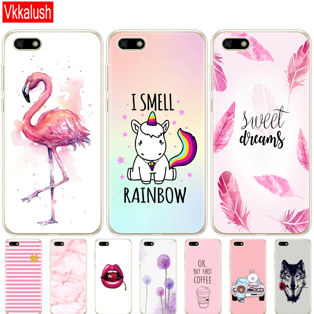 

Silicon case For Huawei Honor 7A Case 5.45" inch Soft tpu Phone back Huawei Honor 7A 7 A DUA L22 Russian version Back Cover bag
