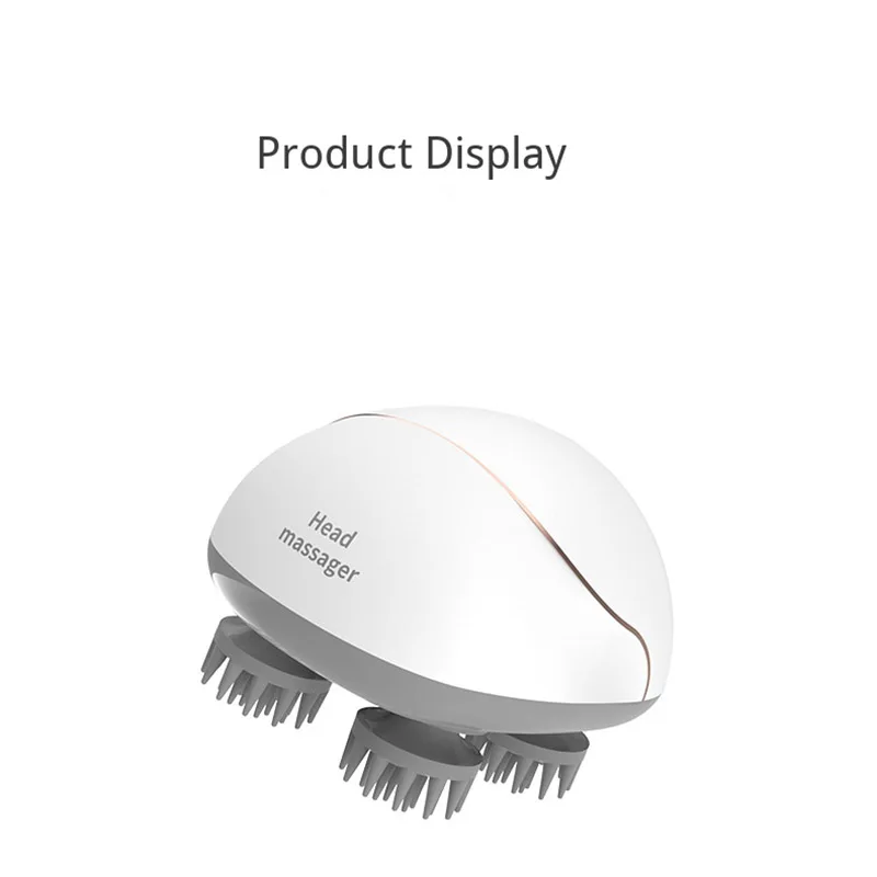 Electric Head Massager Multi Function Comprehensive Kneading Vibration 3D Massage Relax Scalp Relie
