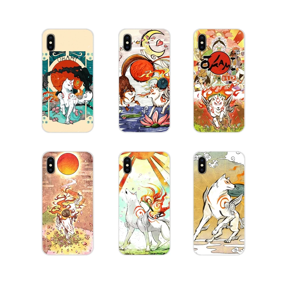 

Accessories Phone Cases Covers For Samsung A10 A30 A40 A50 A60 A70 Galaxy S2 Note 2 3 Grand Core Prime japanese anime Okami