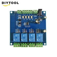 4-channel Modbus relay module 4-bit Modbus RTU switching input output digital data acquisition module input output module digital to rs485 module communication modbus rtu