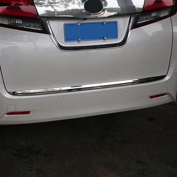 

Auto Car Exterior Tail Rear Door Trunk Lid Cover Trim car-styling Accessories for Toyota Alphard AH30 2016-2019