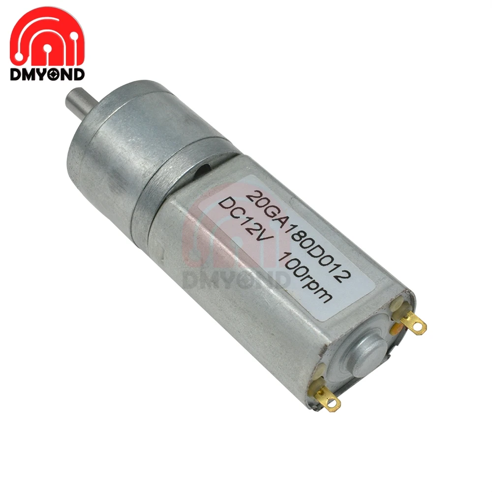 20ga180 Dc Micro Speed Gear Motor 12v Reducer Reduction Gear Motors ...