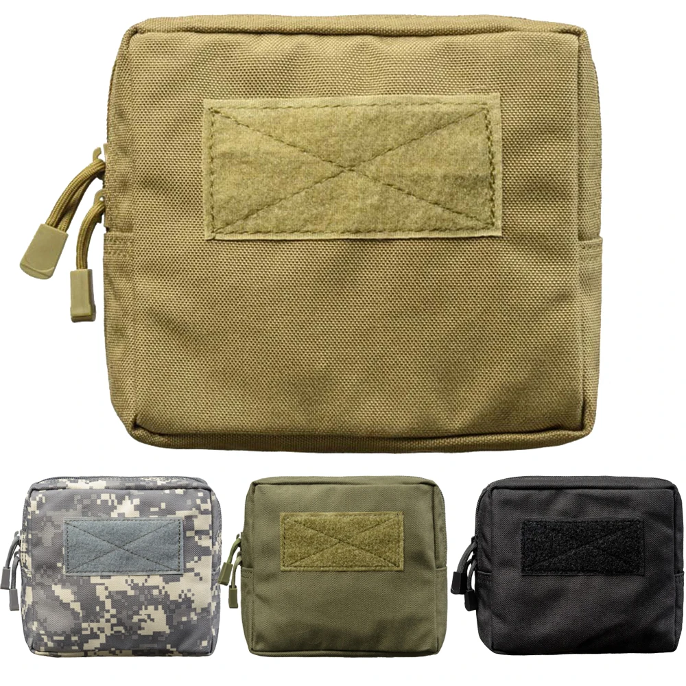 

Tactical Molle Accessory Pouch Waist Bag Utility EDC Tool Zipper Waist Pack Durable Belt Pouch Gadget Devices Divider Organizer