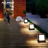 Solar outdoor waterproof column head lamp courtyard column lamp villa garden wall lamp connected to switch column lamp gate lamp 5