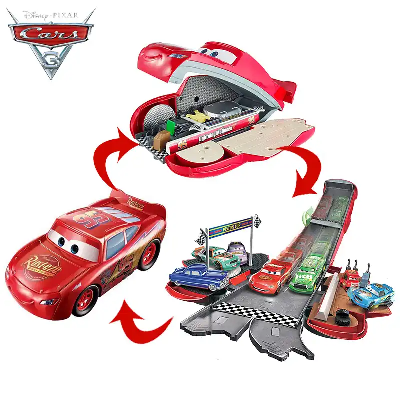 cars transforming lightning mcqueen