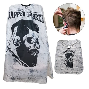 

Hairdressing Waterproof Apron Cutting Salon Haircut Cape Gown Anti-static Barber Wrap Barber Apron For Adult 160 x 140cm