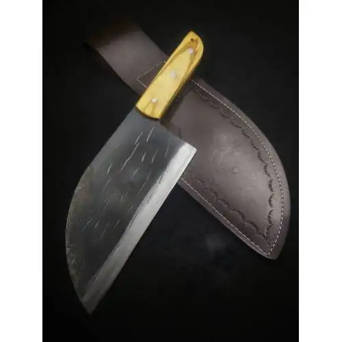 Стальной кованый нож для шеф-повара Almazan дерево (бамбук) 16 см * 20 дюймов | Дом и сад