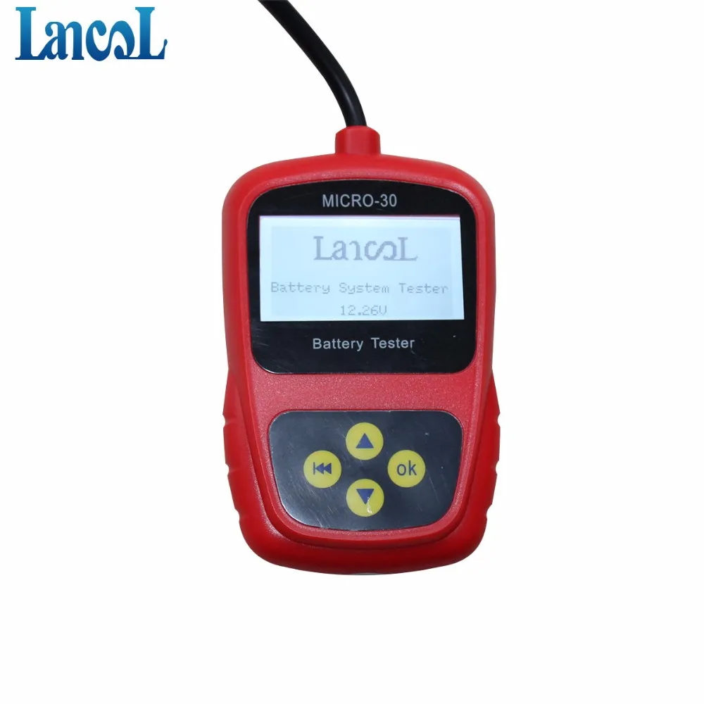 LANCO MICRO 30 мотоцикл 2 30AH батарея тестер ЖК дисплей 12V скутер анализатор батареи