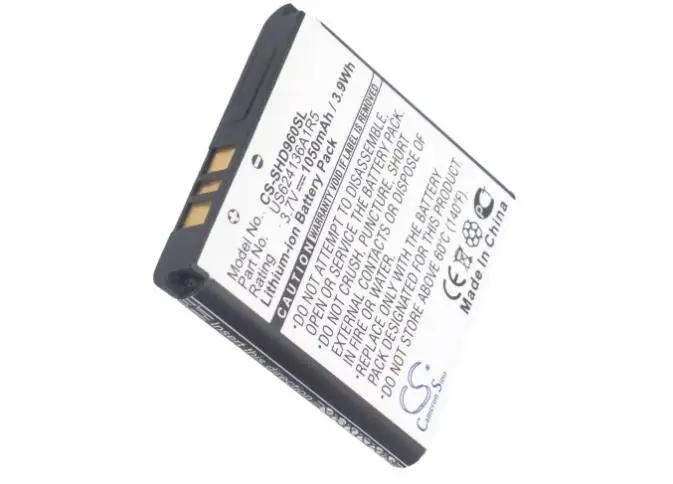 Cameron sino 1050 мАч батарея для действий HDMax Экстрим для запасных HD96 HDMax KB-05 US624136A1R5 батарея для камеры