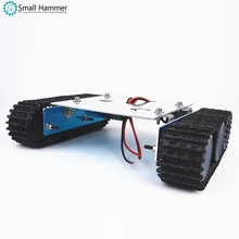 Алюминиевый Автоматический танк на шасси DC 9-12v гусеничное шасси DIY arduino монтажный комплект