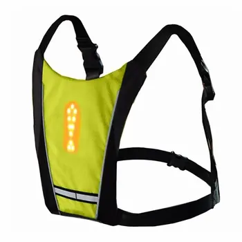 

Remote Control Steering Led Lighting Vest Led Warning Vest Riding Safety Vest Night Safety Warning Vest