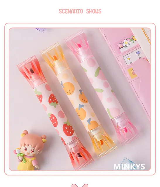 6PC Kawaii Animal Farm Mini Highlighter – my kawaii office