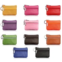 Кошельки из искусственной кожи для монет, женские маленькие сумки для денег, карманные кошельки, чехол с держателем для ключей, мини функциональный чехол на молнии, кошелек для карт