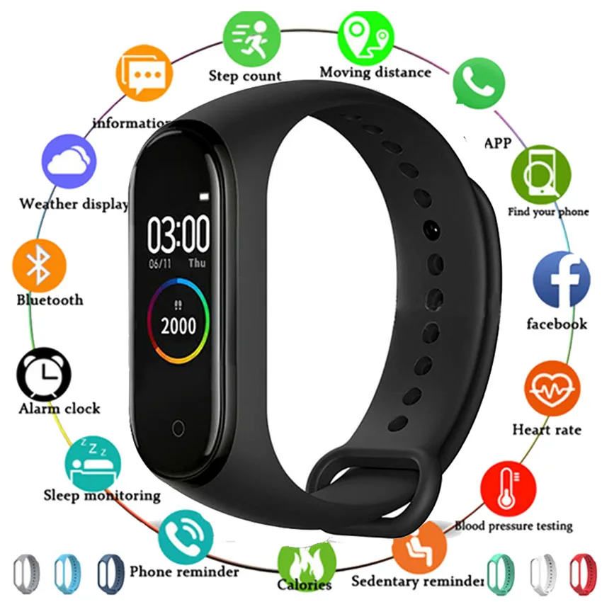 Лидер продаж Смарт-часы для мужчин женщин детей умные часы шаг HR Montre Connect
