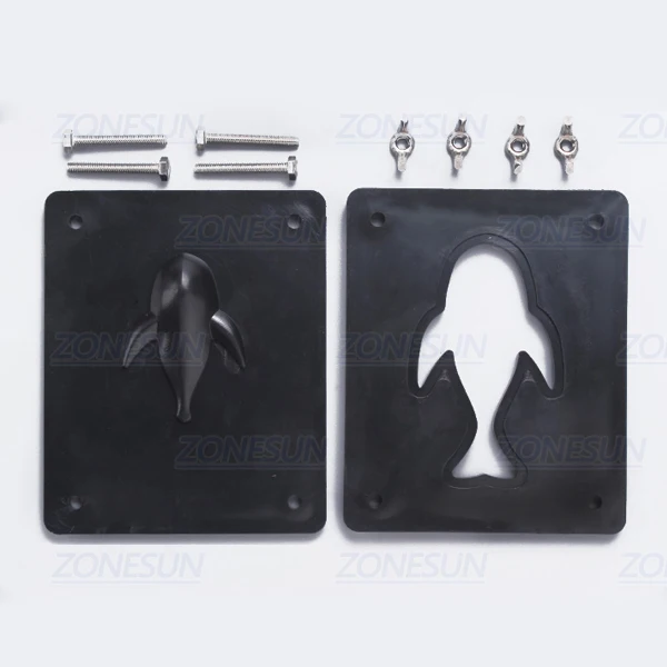 ZONESUN DIY Key Chain Leather Shaped Mold Handcraft Tools Moldling Leather Punching Die Cuts Leathercraft Tool Sets - Color: Shaped Mold 60mm