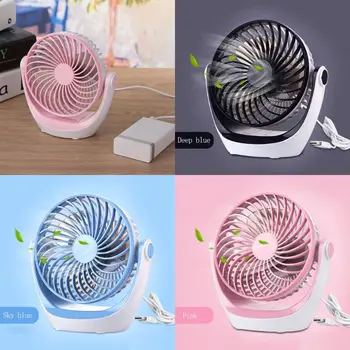 

5 inch USB Fan Portable 2 Speed Adjustable 360 Degree Rotatable Mini Personal Fan Air Cooler for Home Office Bedroom Desktop