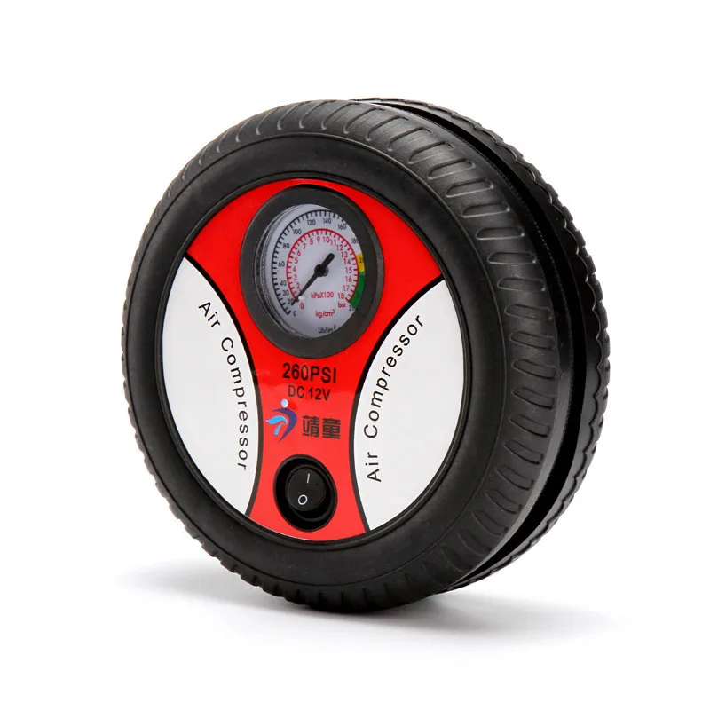 Car Air Pump 260PSI DC 12V Auto Pump Portable Electric Mini Tire Inflator Air Compressor drop shipping (1)