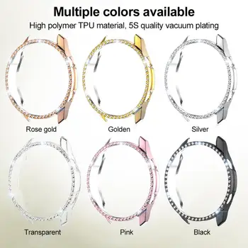 

Protective Case For Samsung Galaxy Watch 3 45mm Smart Watches Cover TPU Frame Shell Protector Smart Accessories Cover