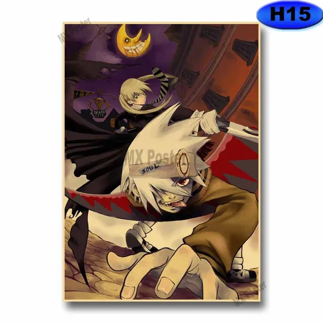 Vintage Soul Eater Anime Poster Kraft Paper Wall Art For Home Decor ▻   ▻ Free Shipping ▻ Up to 70% OFF