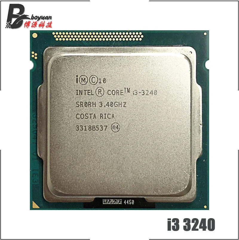 Intel Core i3-3240 i3 3240 3 4 ГГц двухъядерный процессор Процессор м 55 Вт LGA 1155 |