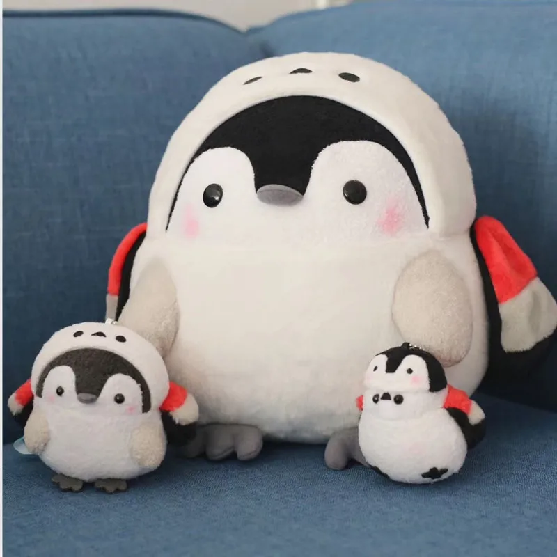 Милый положительный Пингвин Peluche Juguetes Brinquedos мягкие животные панда плюшевые Pelucia мягкие игрушки сумка кукла-подвеска для детей девочек - Цвет: Белый